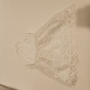 Girls white lace dress